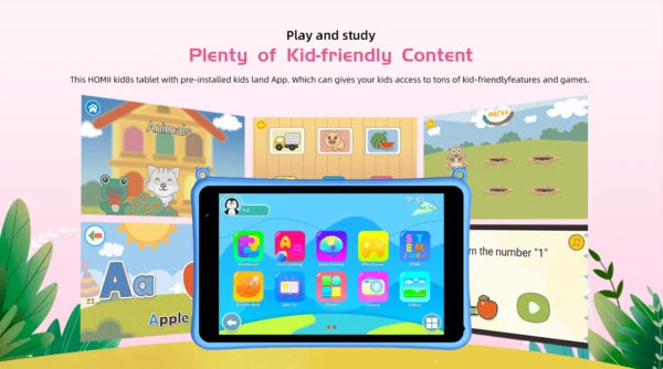 Homii Kids Tablet 32GB 2GB RAM 8.0'' - XBOOK KIDS 8S