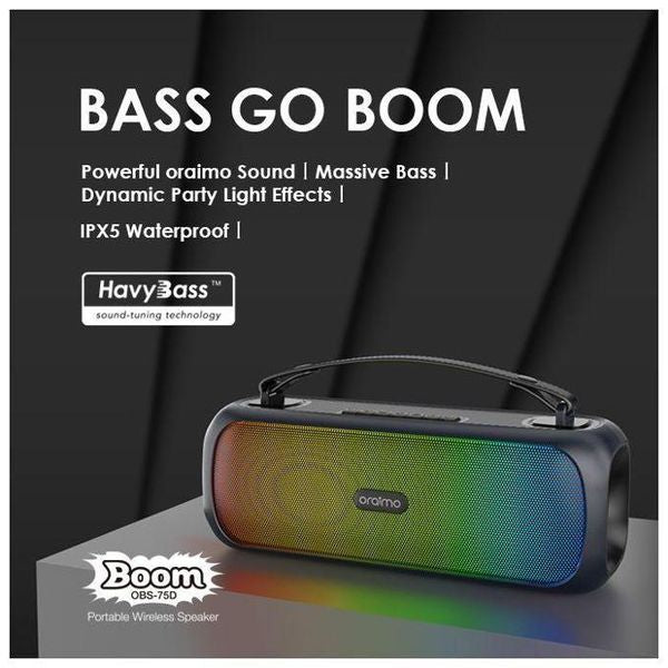 Oraimo Bass Go Boom Wireless Speaker