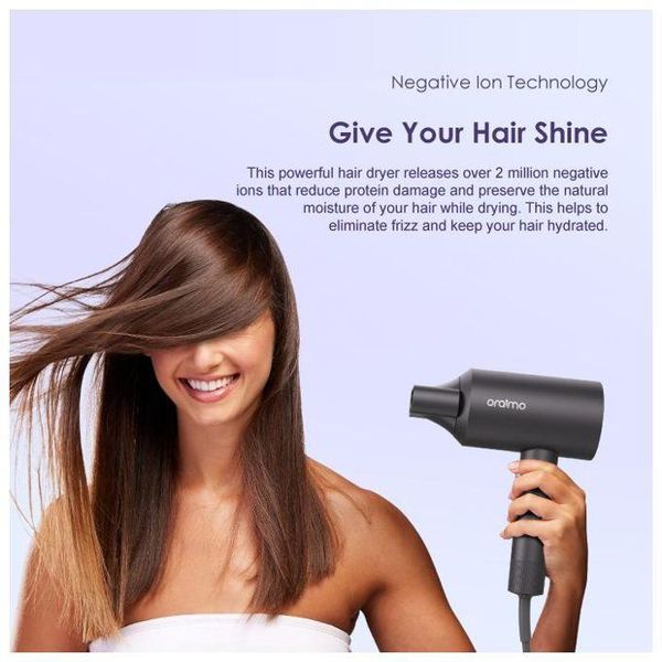 Oraimo Smart Hair Dryer 1800W Negative Ion Hair Dryer