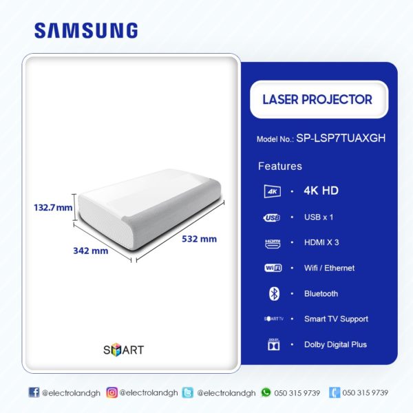Samsung Projector SP-LSP7TUAXGH 120
