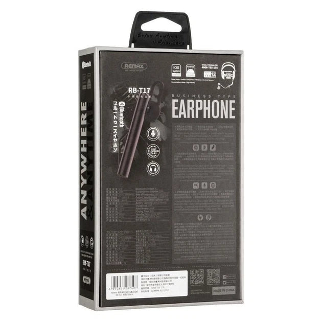 Remax RB-T17 Wireless Business Type Earphone