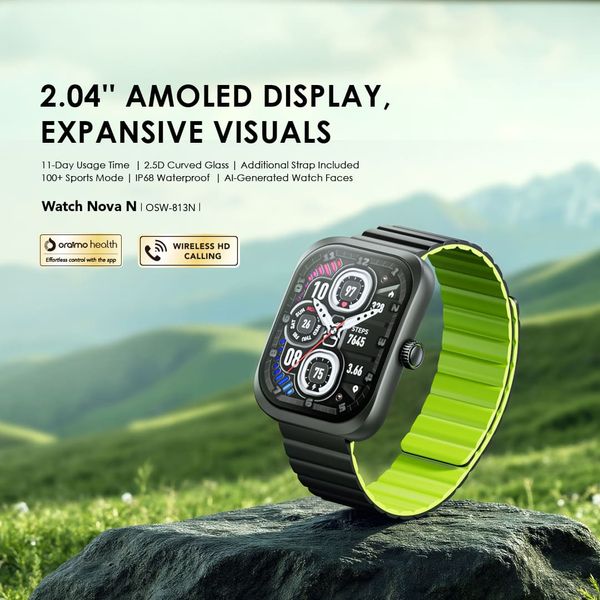 Oraimo Watch Nova N 2.5D Curved Glass Smart Watch