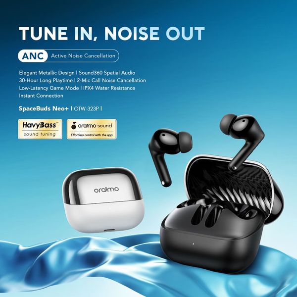Oraimo SpaceBuds Neo+ ANC Spatial Audio True Wireless Earphones