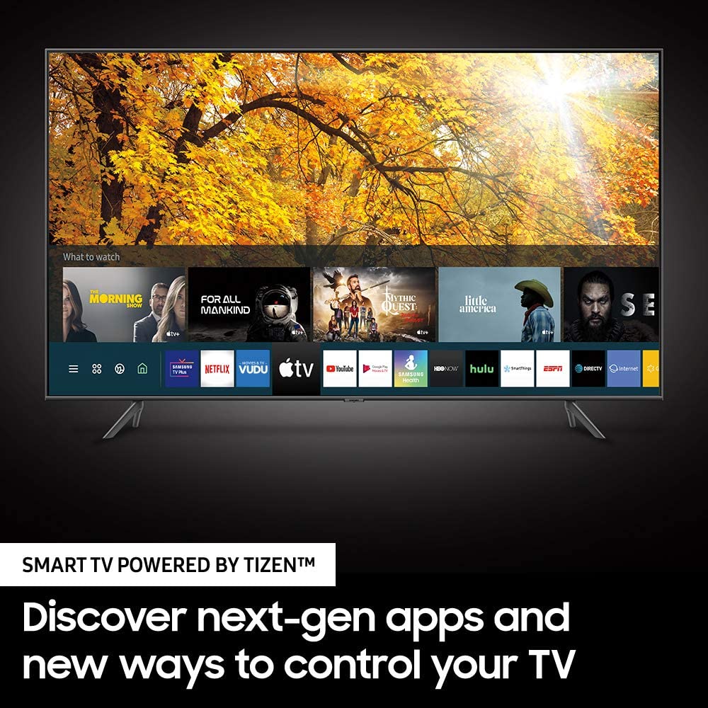 SAMSUNG 75-inch Class Crystal UHD TU-7000 Series - 4K UHD HDR Smart TV with Alexa Built-in