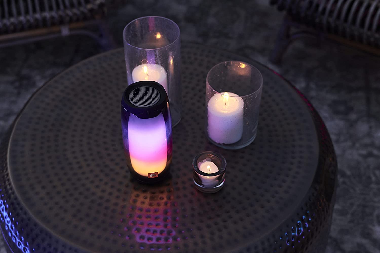 JBL Pulse 4 - Waterproof Portable Bluetooth Speaker with Light Show