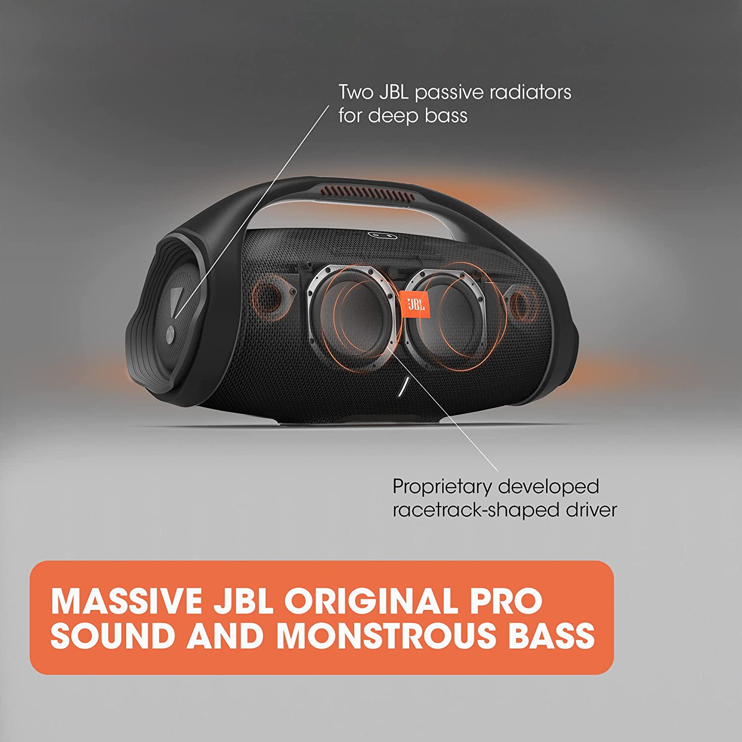 JBL Boombox 2 Black - Powerful, Waterproof Speaker 