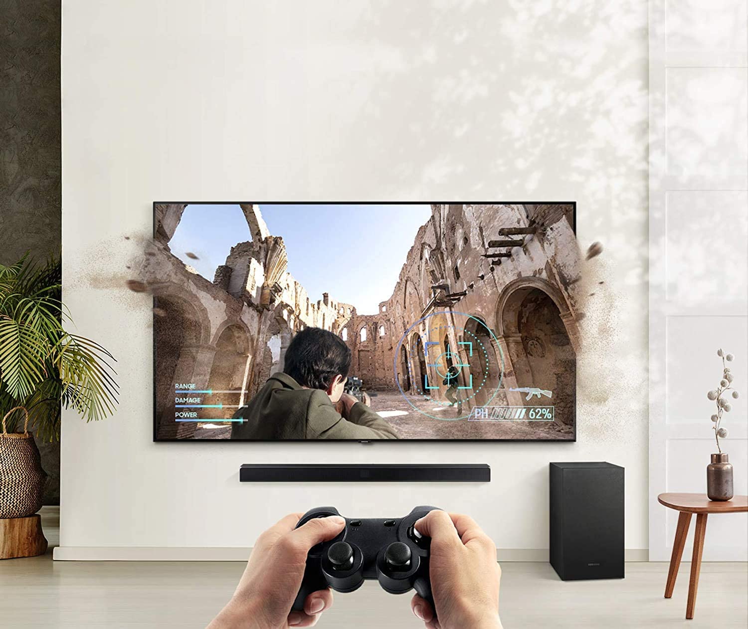 SAMSUNG 82-inch Class Crystal UHD TU-7000 Series - 4K UHD HDR Smart TV with Alexa Built-in