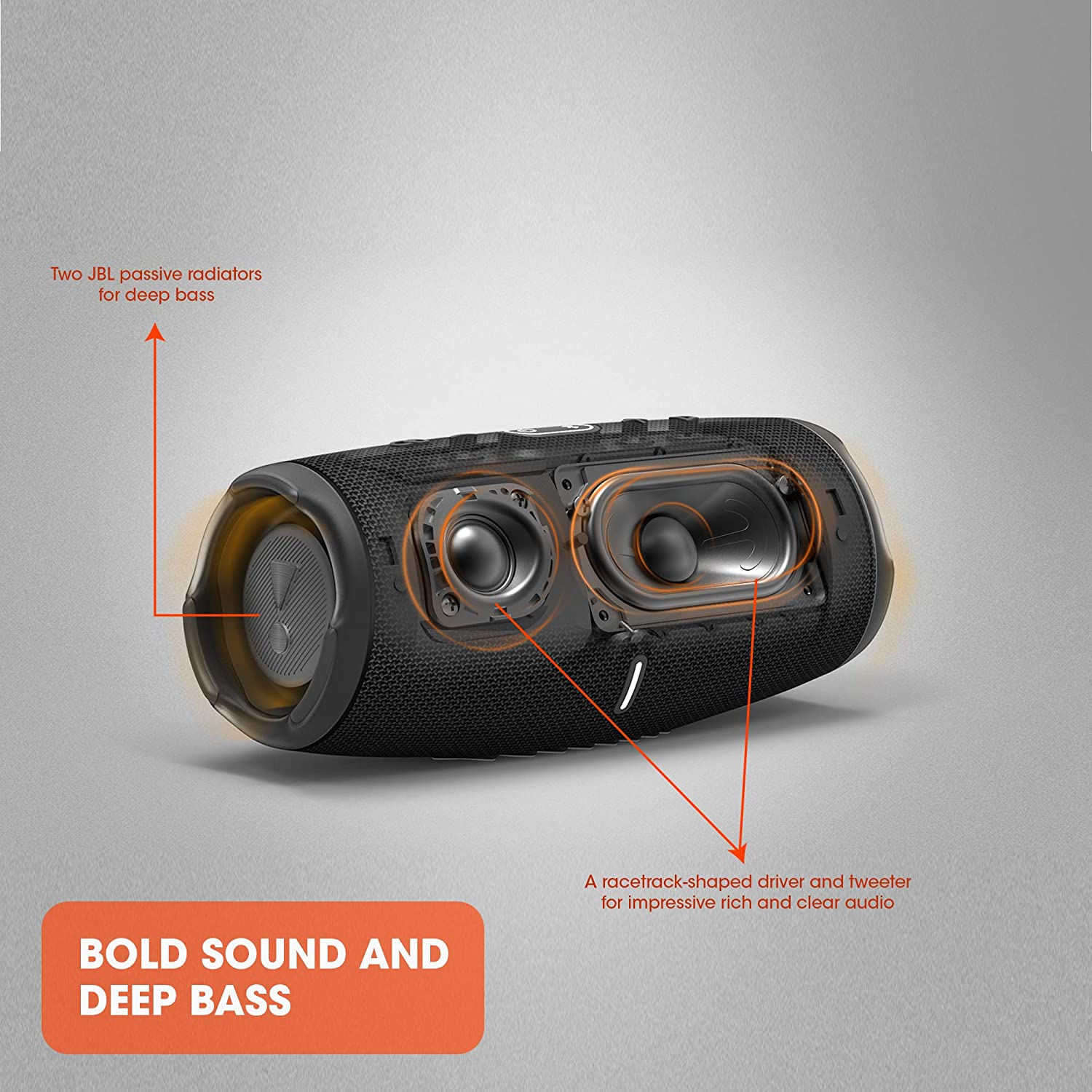JBL CHARGE 5 - Portable Bluetooth Speaker with IP67 Waterproof and USB Charge out