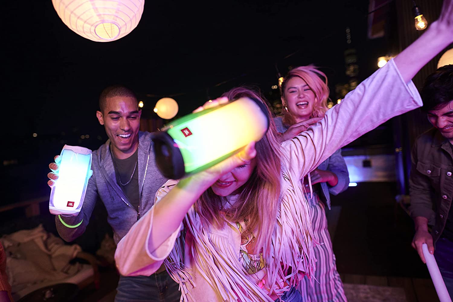 JBL Pulse 4 - Waterproof Portable Bluetooth Speaker with Light Show
