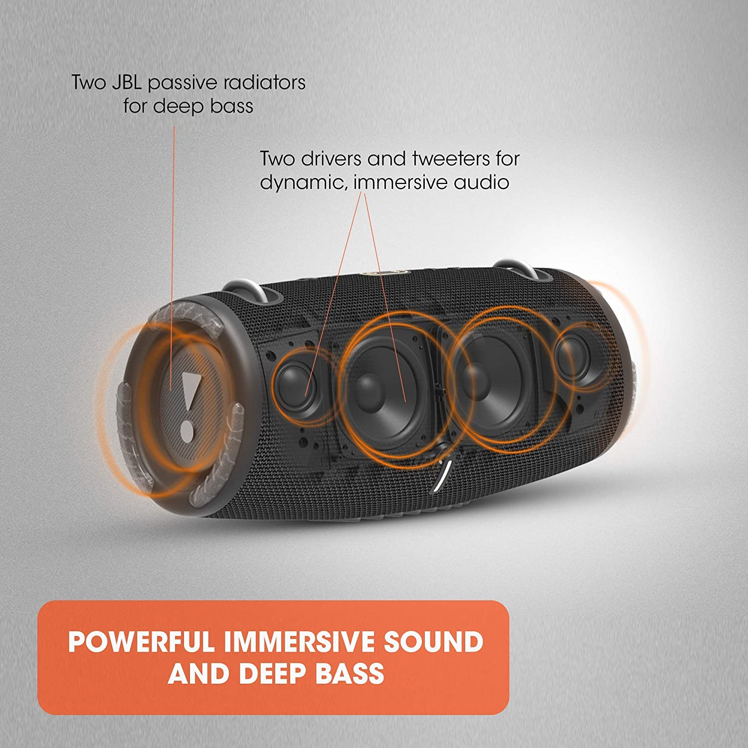 JBL Xtreme 3 - Portable Bluetooth Speaker, Powerful Sound and Deep Bass