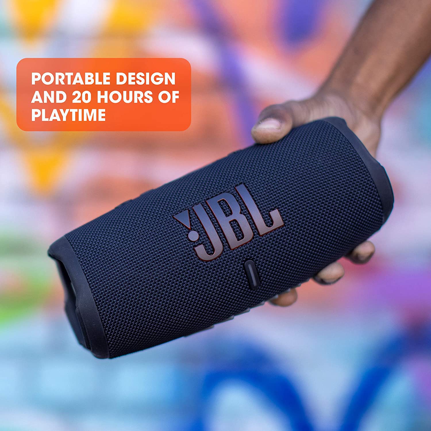 JBL CHARGE 5 - Portable Bluetooth Speaker with IP67 Waterproof and USB Charge out