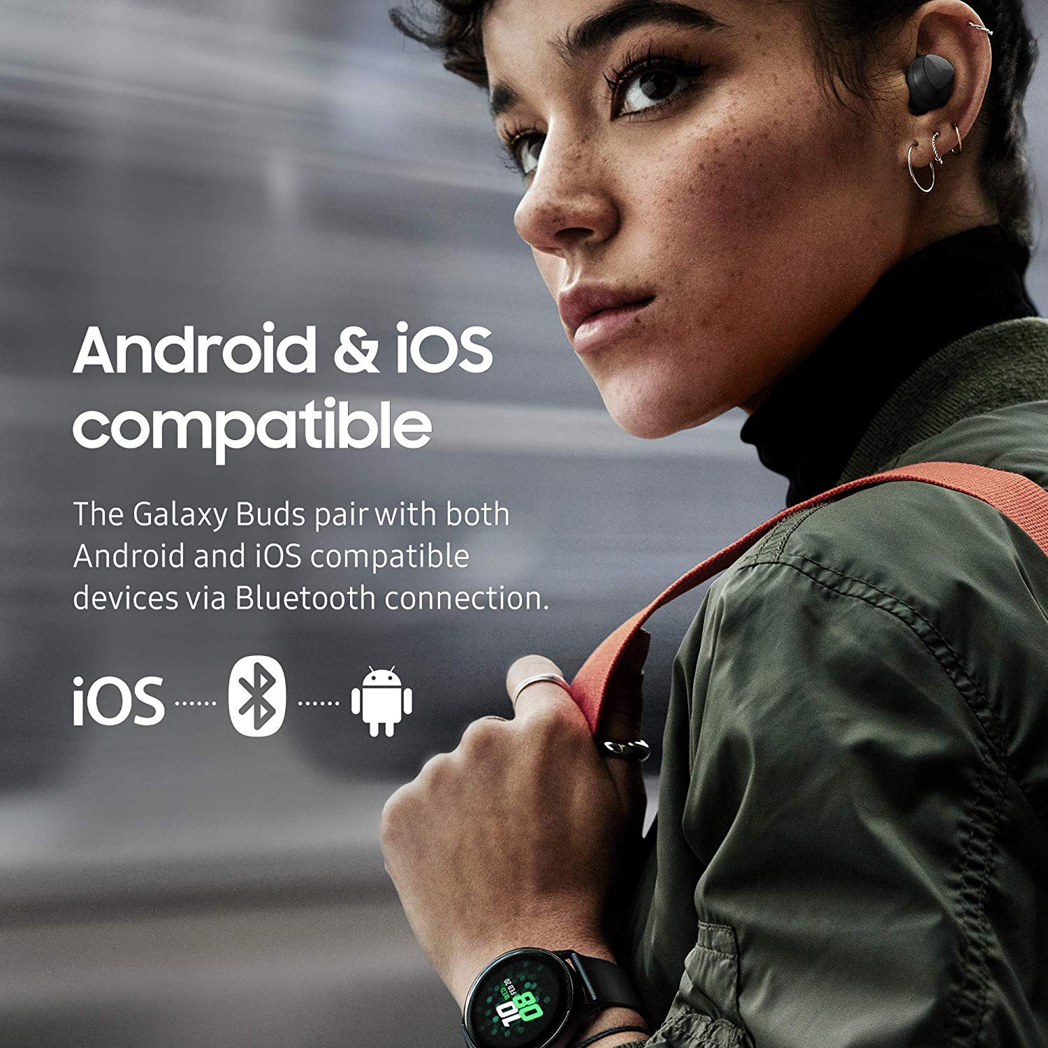 Samsung Galaxy Buds , Bluetooth True Wireless Earbuds (Wireless charging Case included)  Black