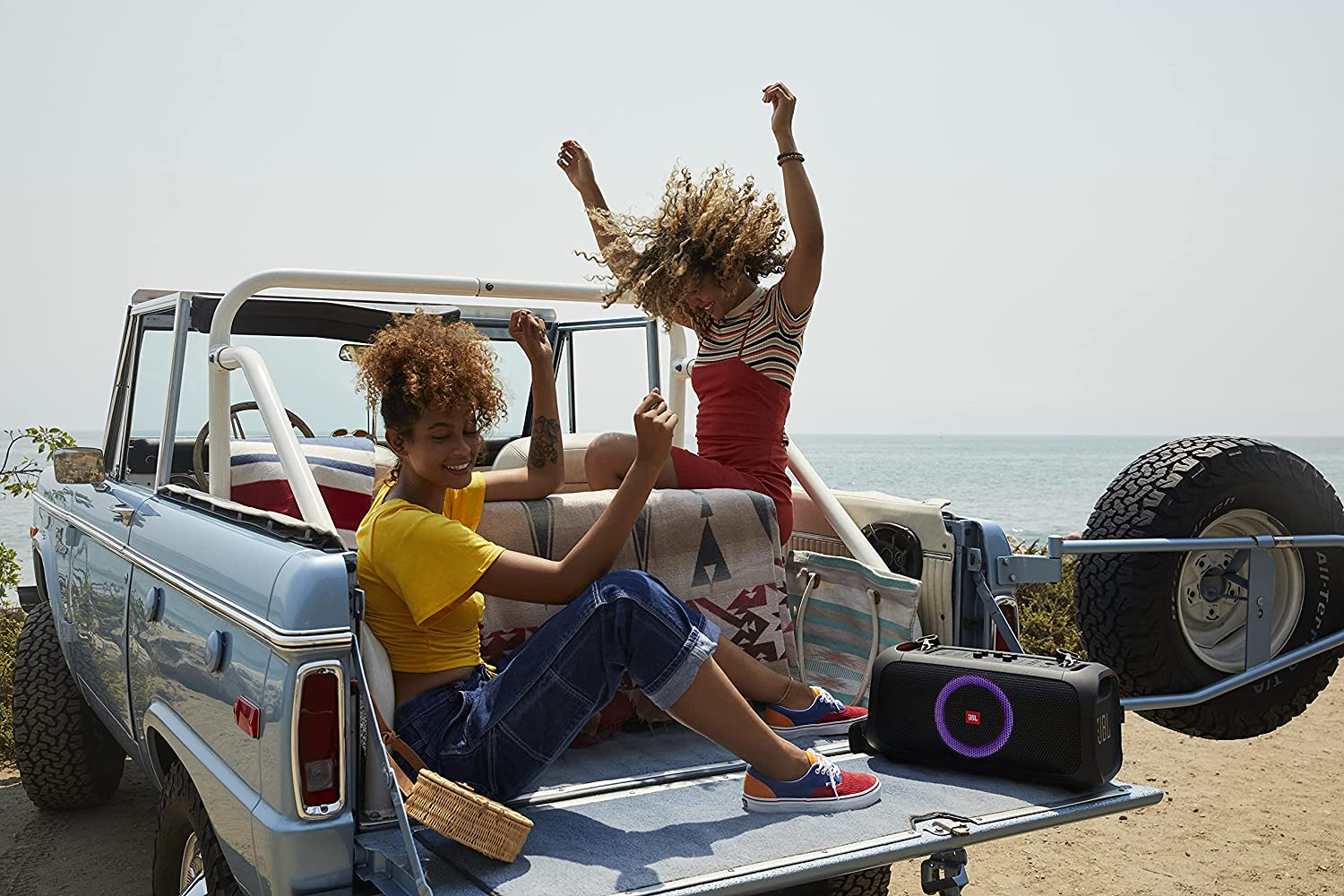 JBL PartyBox On-The-Go Powerful Portable Bluetooth Party Speaker with Dynamic Light Show