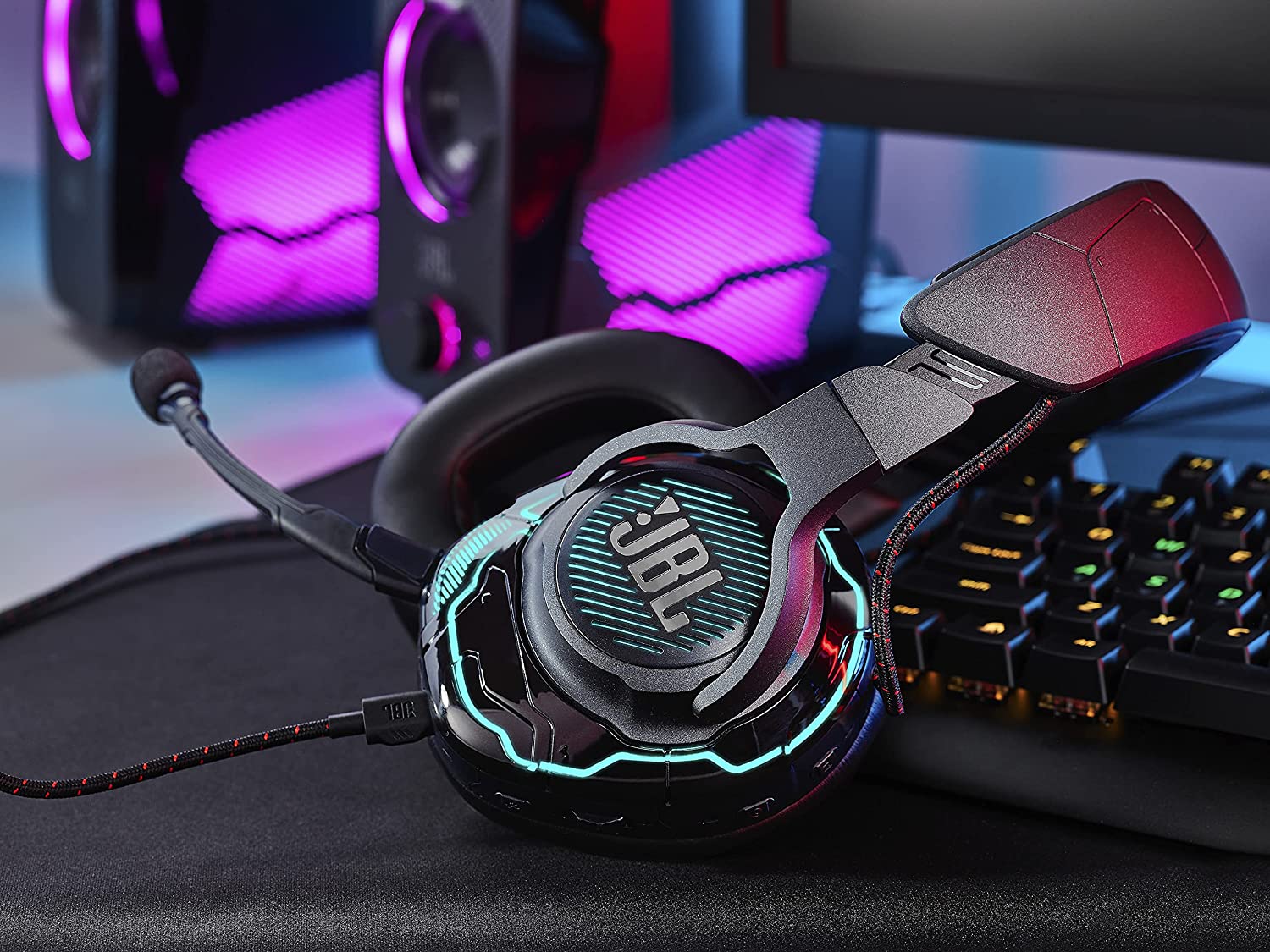 JBL Quantum ONE - Over-Ear Performance Gaming Headset with Active Noise Cancelling (Wired)