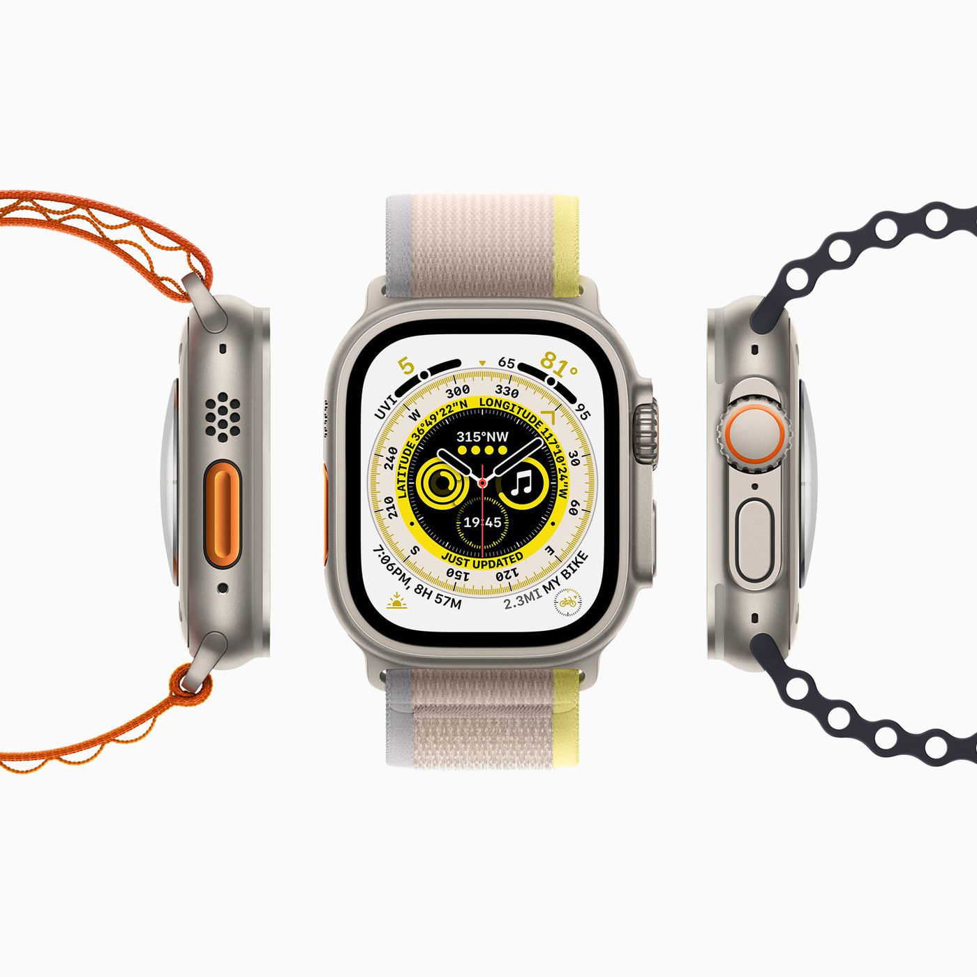 Apple Watch Ultra [GPS + Cellular 49mm] Smart Watch w/Rugged Titanium Case