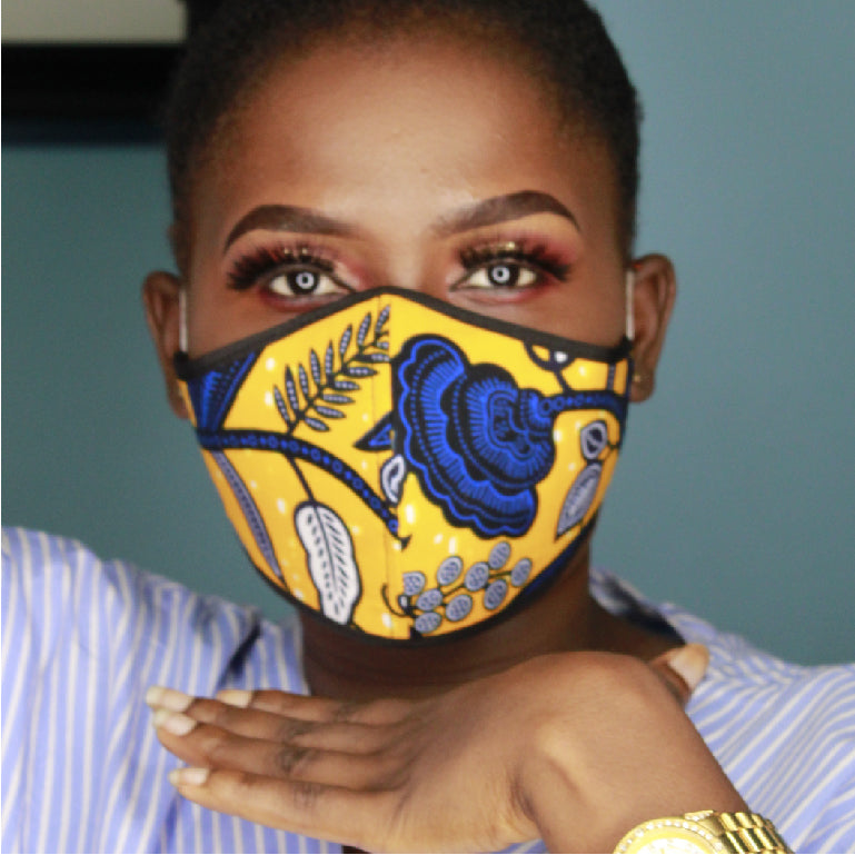 African Print Cloth Facemask