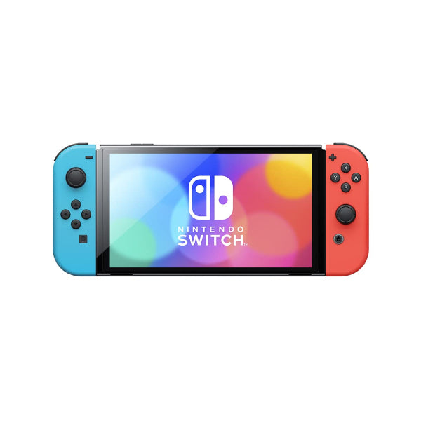 Nintendo Switch – OLED Model w/ Neon Red & Neon Blue Joy-Con